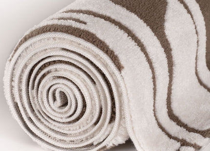 Loft Abstract Brown Rug