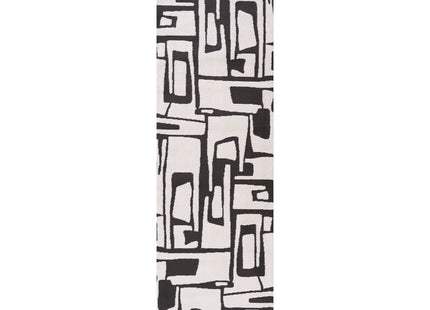 Loft Abstract Dark Grey Rug
