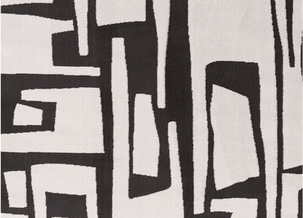 Loft Abstract Dark Grey Rug