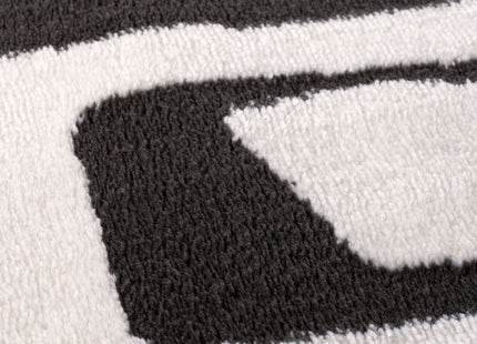 Loft Abstract Dark Grey Rug