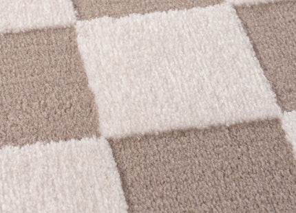 Loft Checkerboard Beige Rug