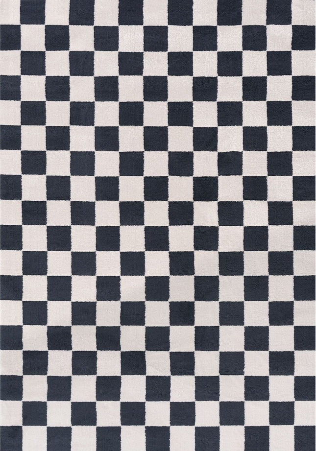 Loft Checkerboard Blue Rug