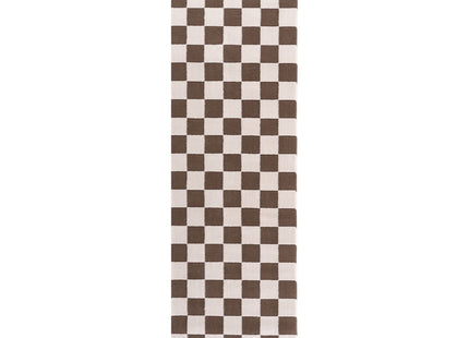 Loft Checkerboard Brown Rug