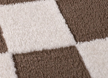 Loft Checkerboard Brown Rug