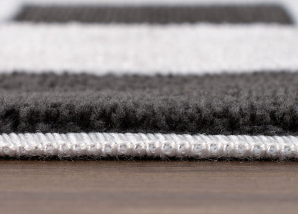 Loft Checkerboard Dark Grey Rug