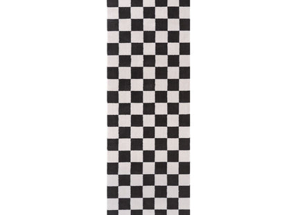Loft Checkerboard Dark Grey Rug