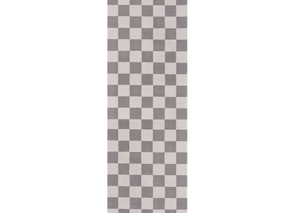 Loft Checkerboard Grey Rug