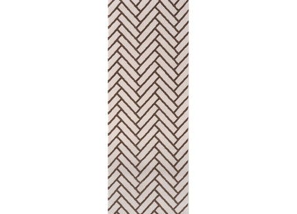 Loft Chevron Brown Rug