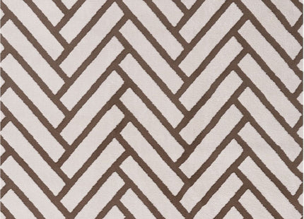 Loft Chevron Brown Rug