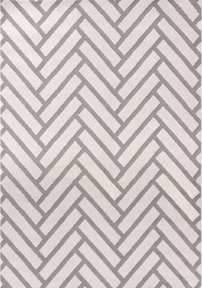 Loft Chevron Grey Rug