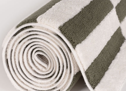 Loft Striped Green Rug