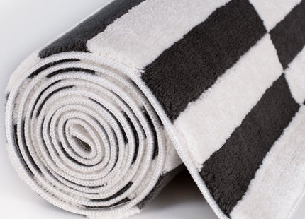 Loft Striped Dark Grey Rug
