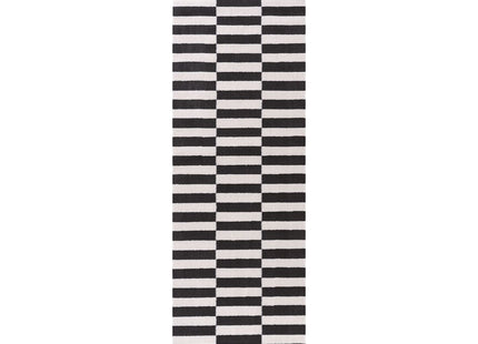 Loft Striped Dark Grey Rug