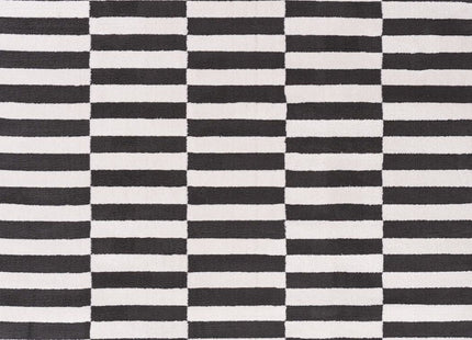 Loft Striped Dark Grey Rug