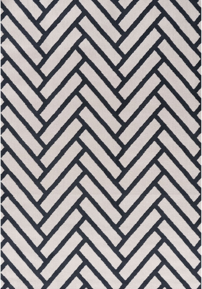 Loft Chevron Blue Rug
