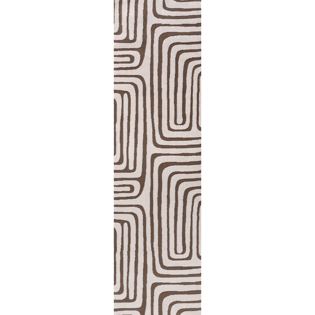 Loft Geometric Brown Rug