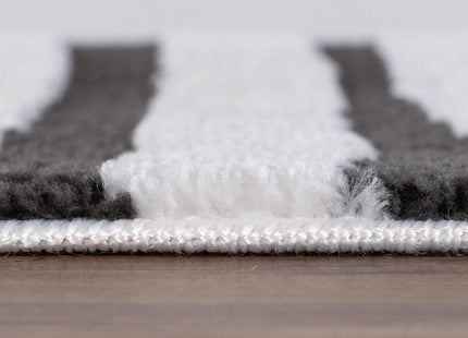 Loft Geometric Dark Grey Rug