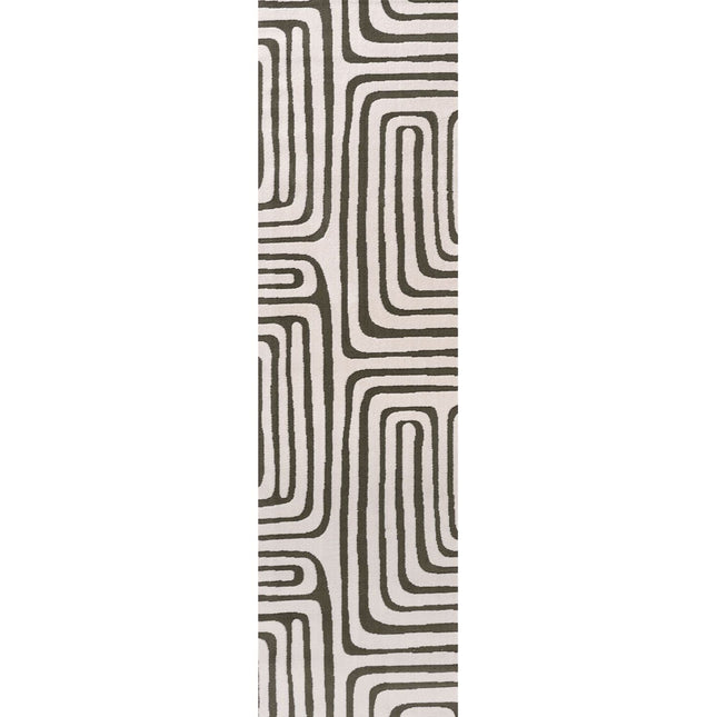 Loft Geometric Green Rug