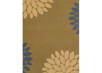 Recycled Washable Floral Mat | 130
