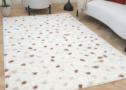 Moodi Shaggy Cream/Terra Biscotti Rug