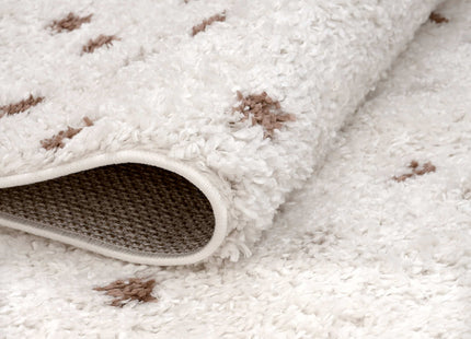 Moodi Shaggy Cream/Terra Biscotti Rug