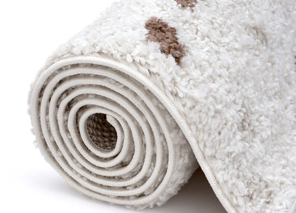 Moodi Shaggy Cream/Terra Biscotti Rug