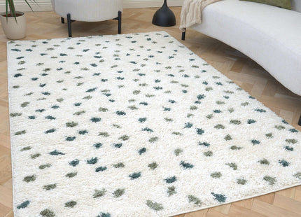 Moodi Shaggy Green Drizzle Rug