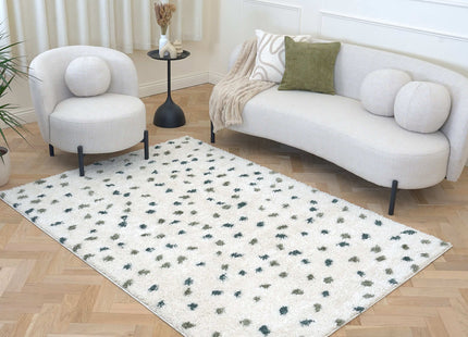 Moodi Shaggy Green Drizzle Rug