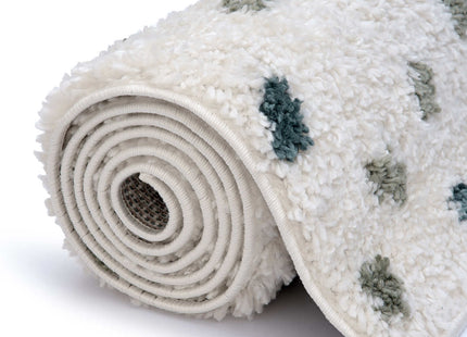 Moodi Shaggy Green Drizzle Rug