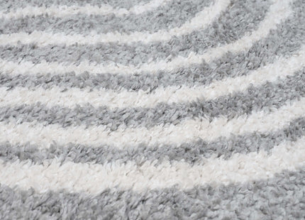 Moodi Shaggy Grey Echo Rug