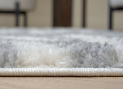 Moodi Shaggy Grey Echo Rug