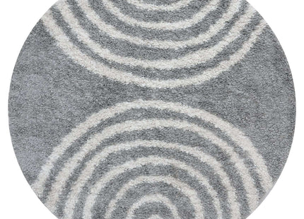 Moodi Shaggy Grey Echo Rug