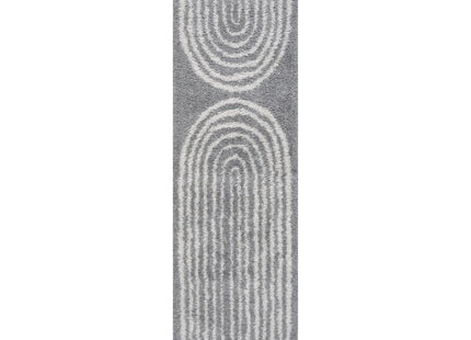 Moodi Shaggy Grey Echo Rug