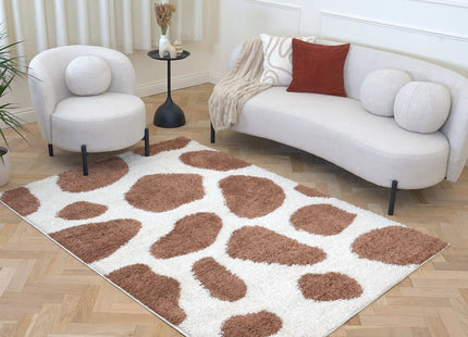 Moodi Shaggy Terra Froth Rug