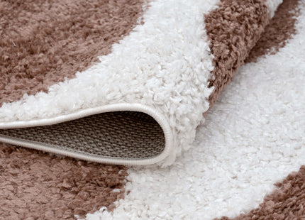 Moodi Shaggy Terra Froth Rug