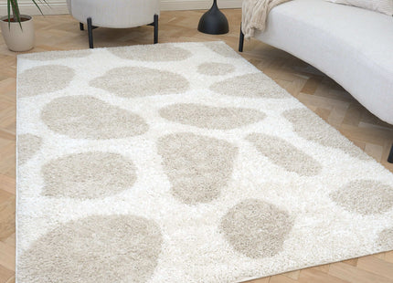 Moodi Shaggy Cream Kora Rug