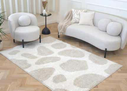 Moodi Shaggy Cream Kora Rug