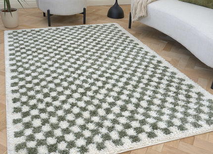 Moodi Shaggy Green Lunel Rug