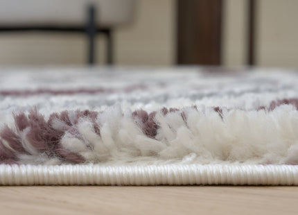 Moodi Shaggy Grey/Purple Mauvine Rug
