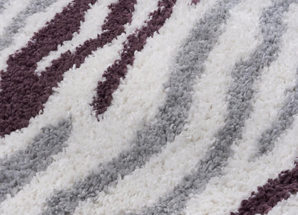 Moodi Shaggy Grey/Purple Mauvine Rug