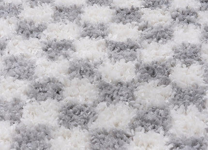 Moodi Shaggy Grey Mulberry Rug