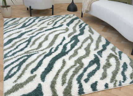 Moodi Shaggy Green Nyra Rug