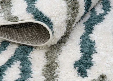 Moodi Shaggy Green Nyra Rug