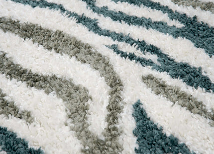 Moodi Shaggy Green Nyra Rug