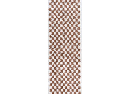 Moodi Shaggy Terra Pixelate Rug
