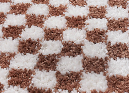 Moodi Shaggy Terra Pixelate Rug