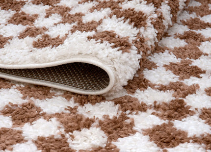 Moodi Shaggy Terra Pixelate Rug