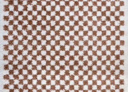 Moodi Shaggy Terra Pixelate Rug