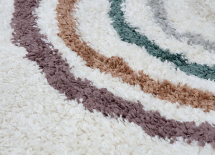 Moodi Shaggy Multicolour Raincat Rug