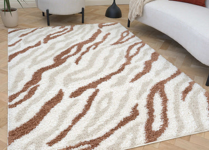 Moodi Shaggy Cream/Terra Savara Rug
